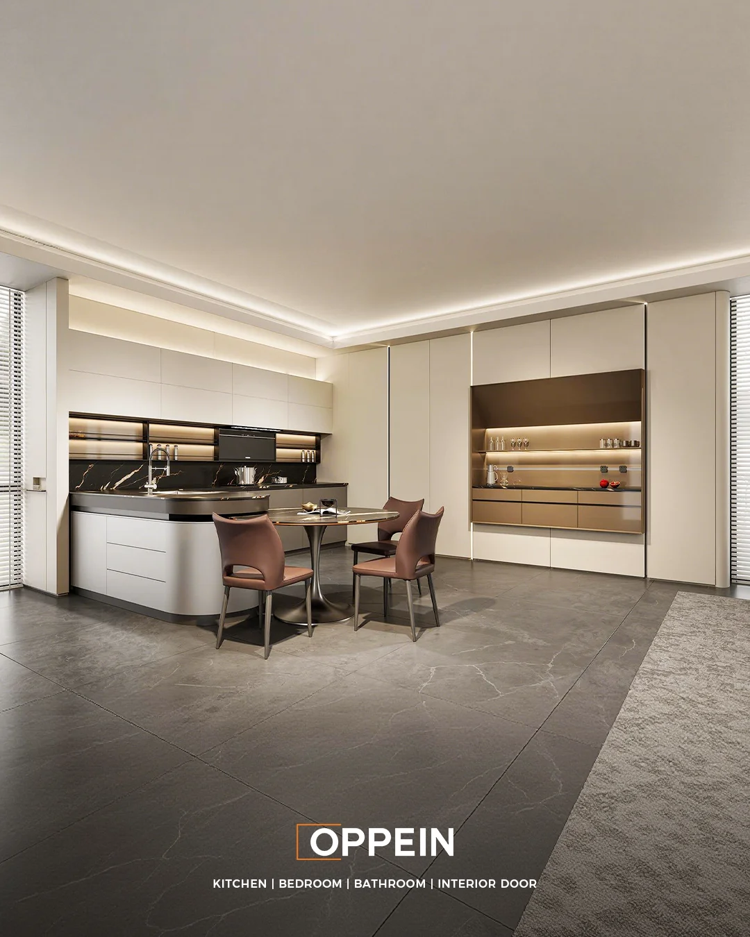 Kitchen Cabinets — OPPEIN UAE
